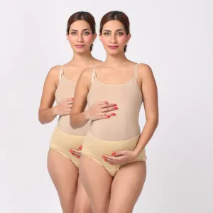 Pack Of 2 Maternity High Waist Incontinence Panty