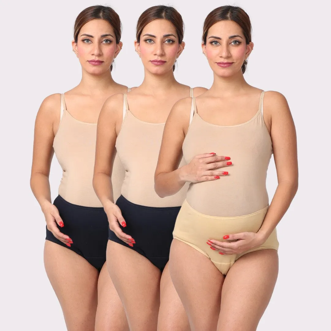 Pack Of 3 Maternity High Waist Incontinence Panty