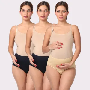 Pack Of 3 Maternity High Waist Incontinence Panty