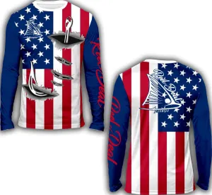 Patriotic Hook Long Sleeve Performance Dri-Fit (LS08)
