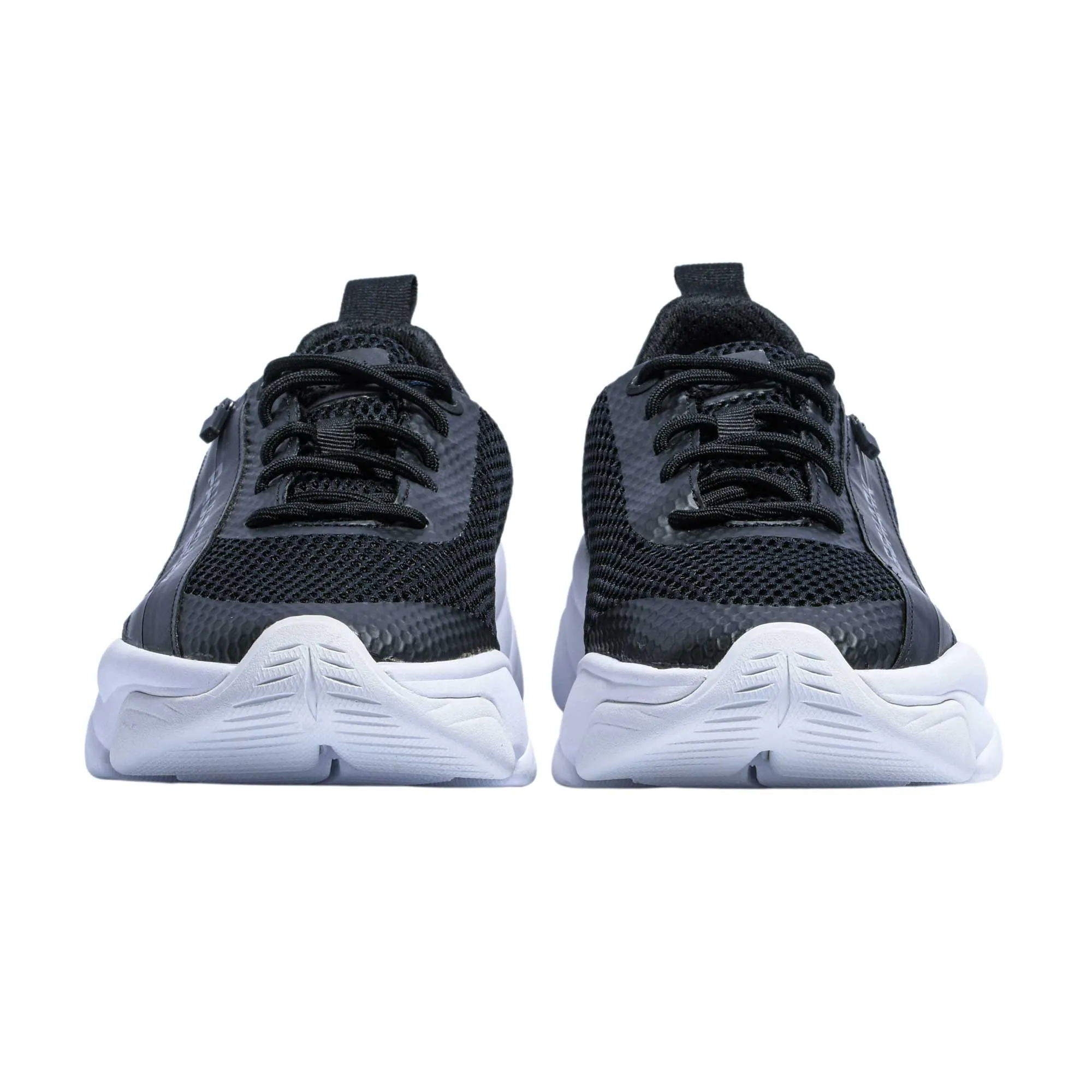 Paul & Shark Men's Black Mesh Textured Sneaker