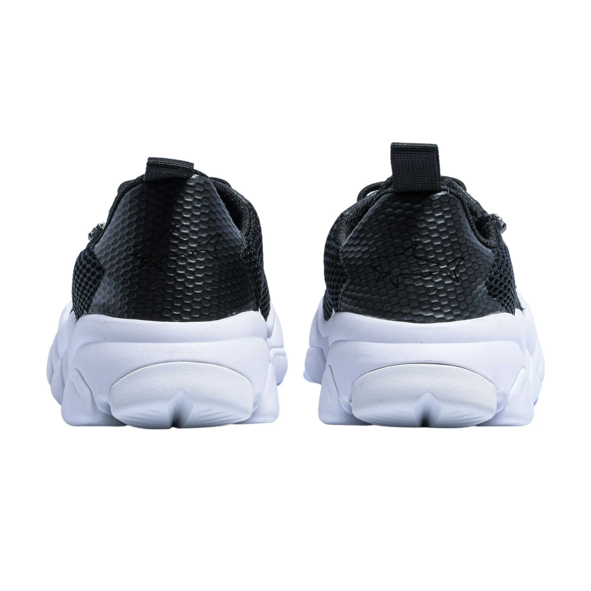 Paul & Shark Men's Black Mesh Textured Sneaker