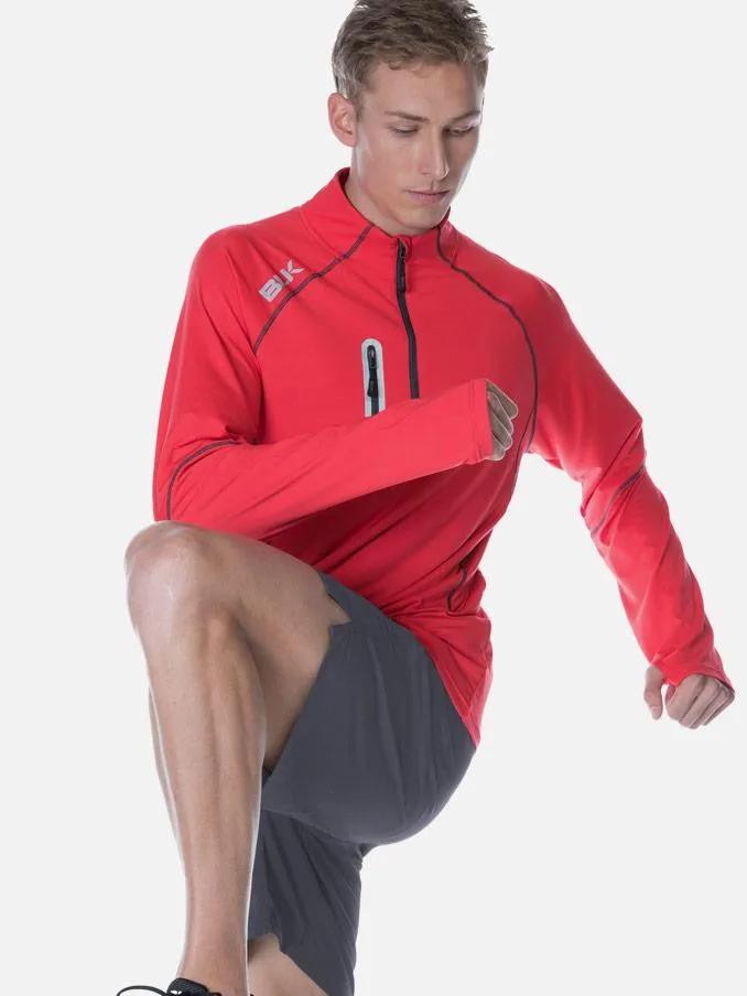 Performance Mens Warm Up Top Red