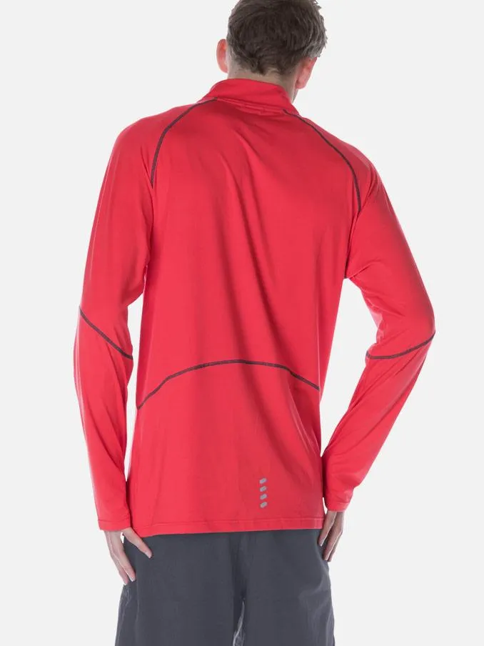 Performance Mens Warm Up Top Red