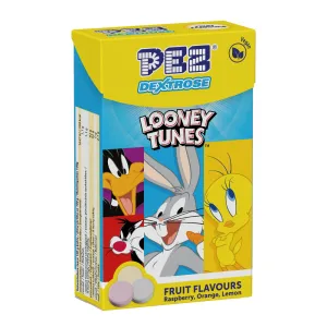 Pez Fizzy Looney Tunes Flip Top Box 30g - 24 Count