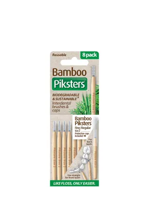 Piksters Bamboo Silver Size 0 8Pk