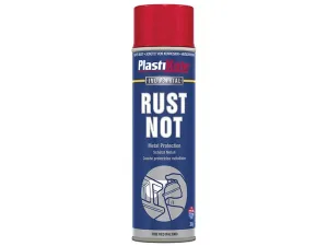 Plastikote Rust Not Spray Matt Red 500Ml