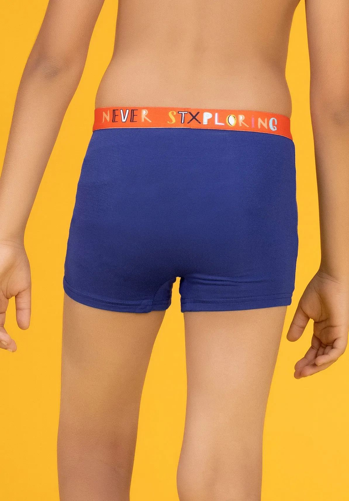 Playmate Boys Trunks Blue Tencel Modal