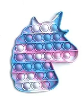Pop It Fidget Toy - Tie Dye Unicorn