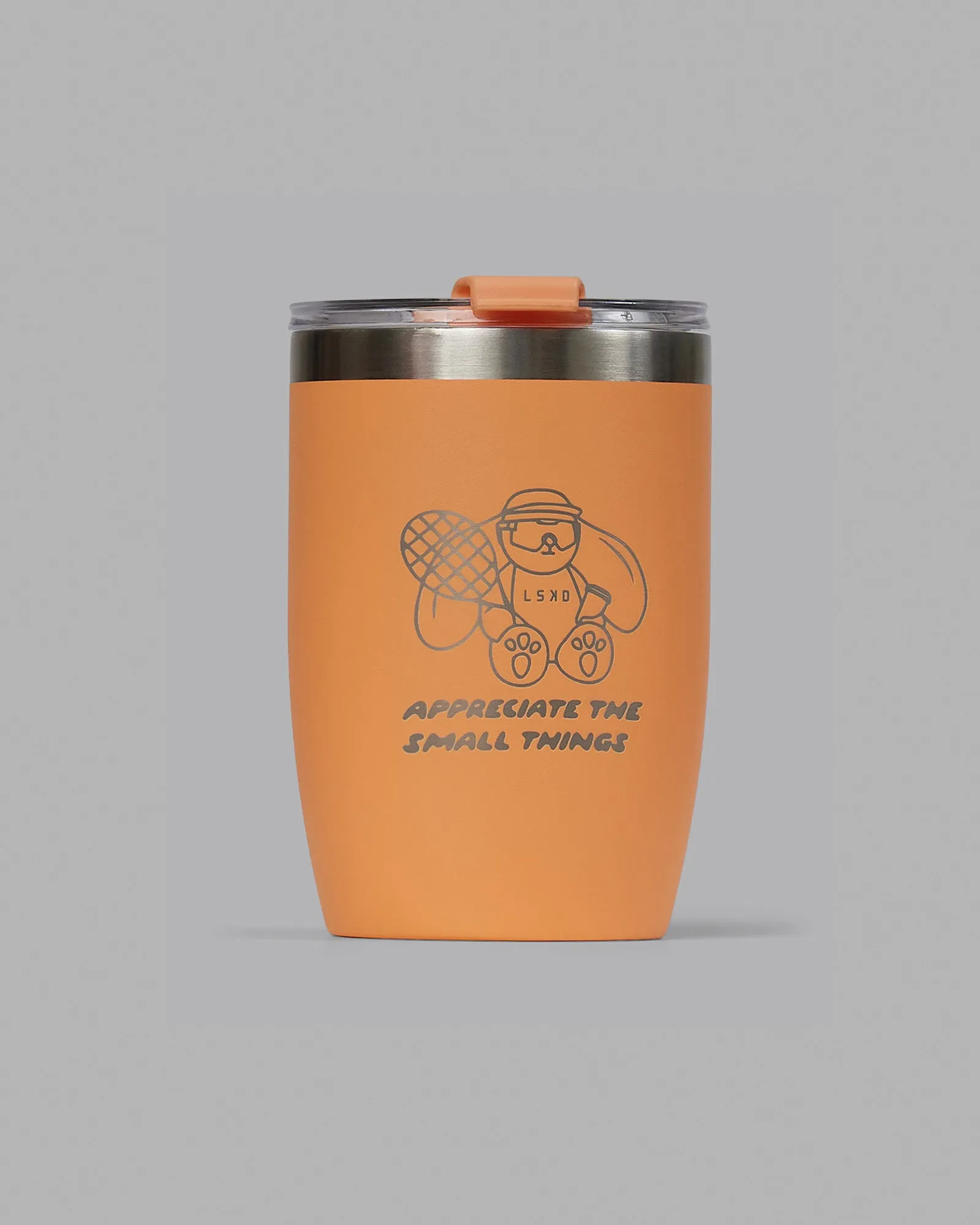 Purcell Coffee Cup Snap Lock Lid - Cantaloupe
