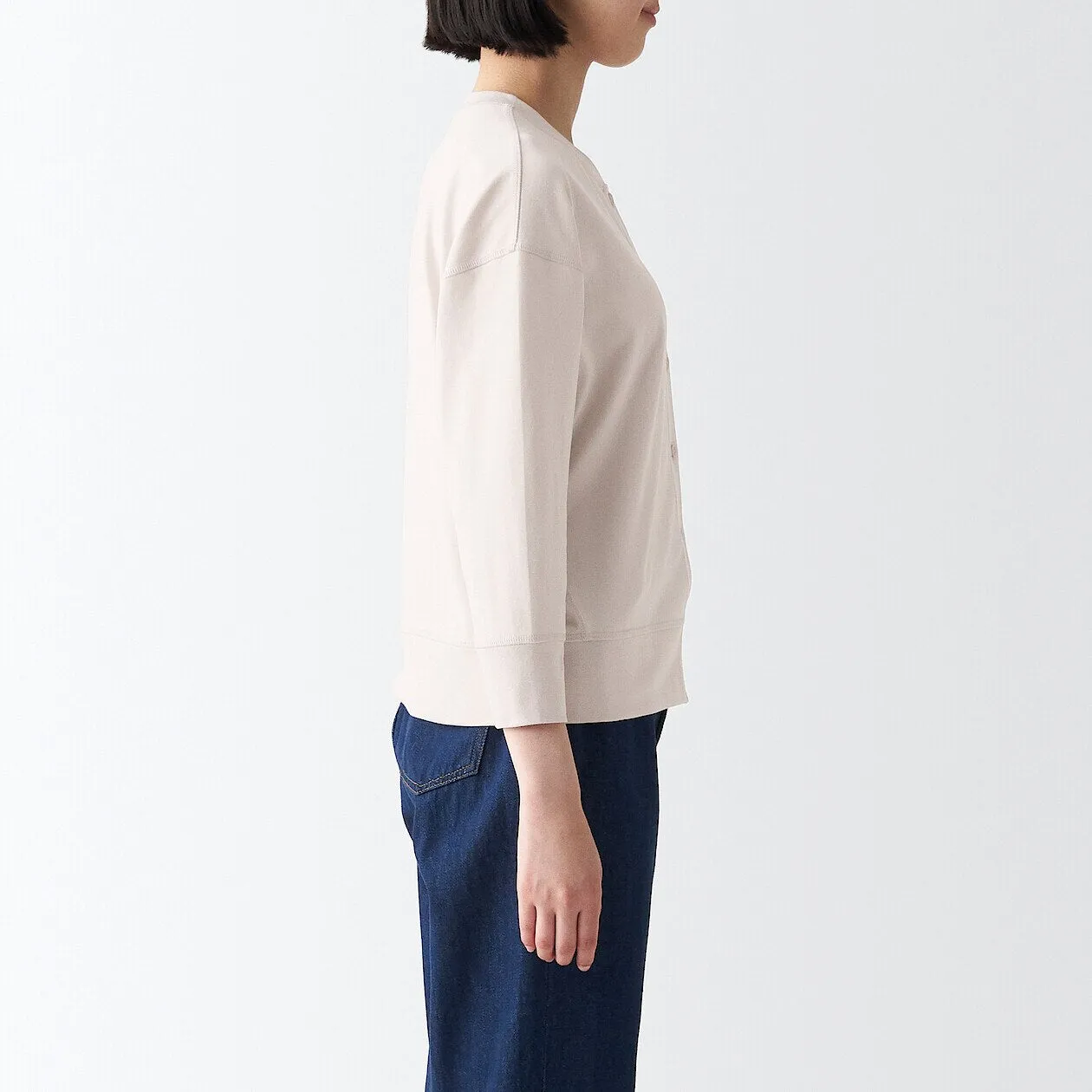 Quick Dry 3/4 Sleeve Cardigan