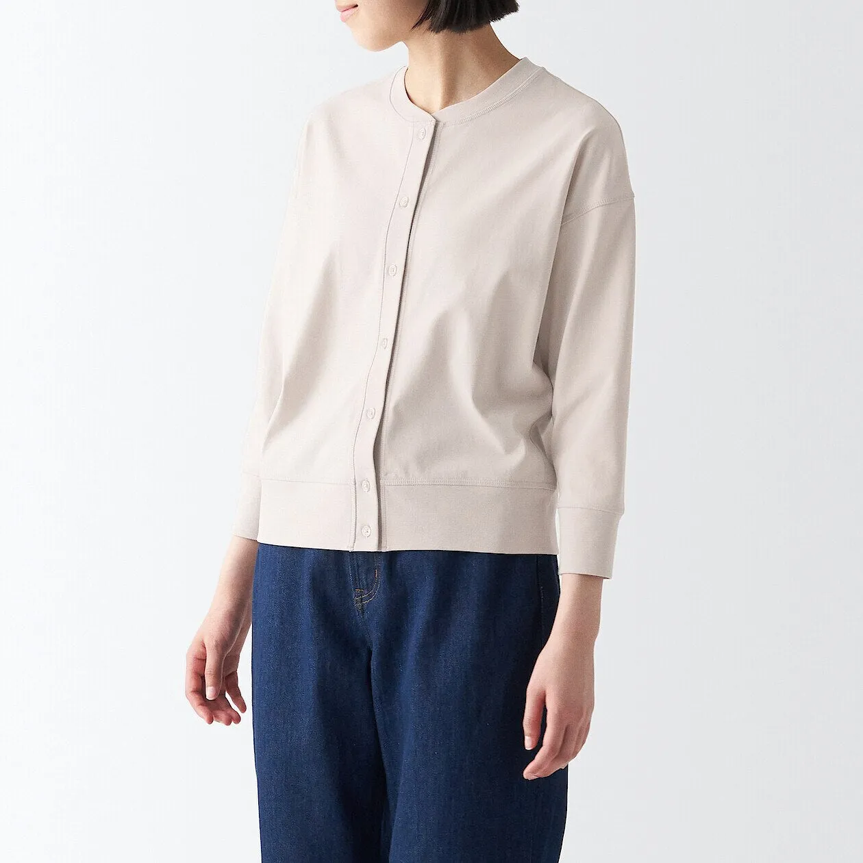 Quick Dry 3/4 Sleeve Cardigan
