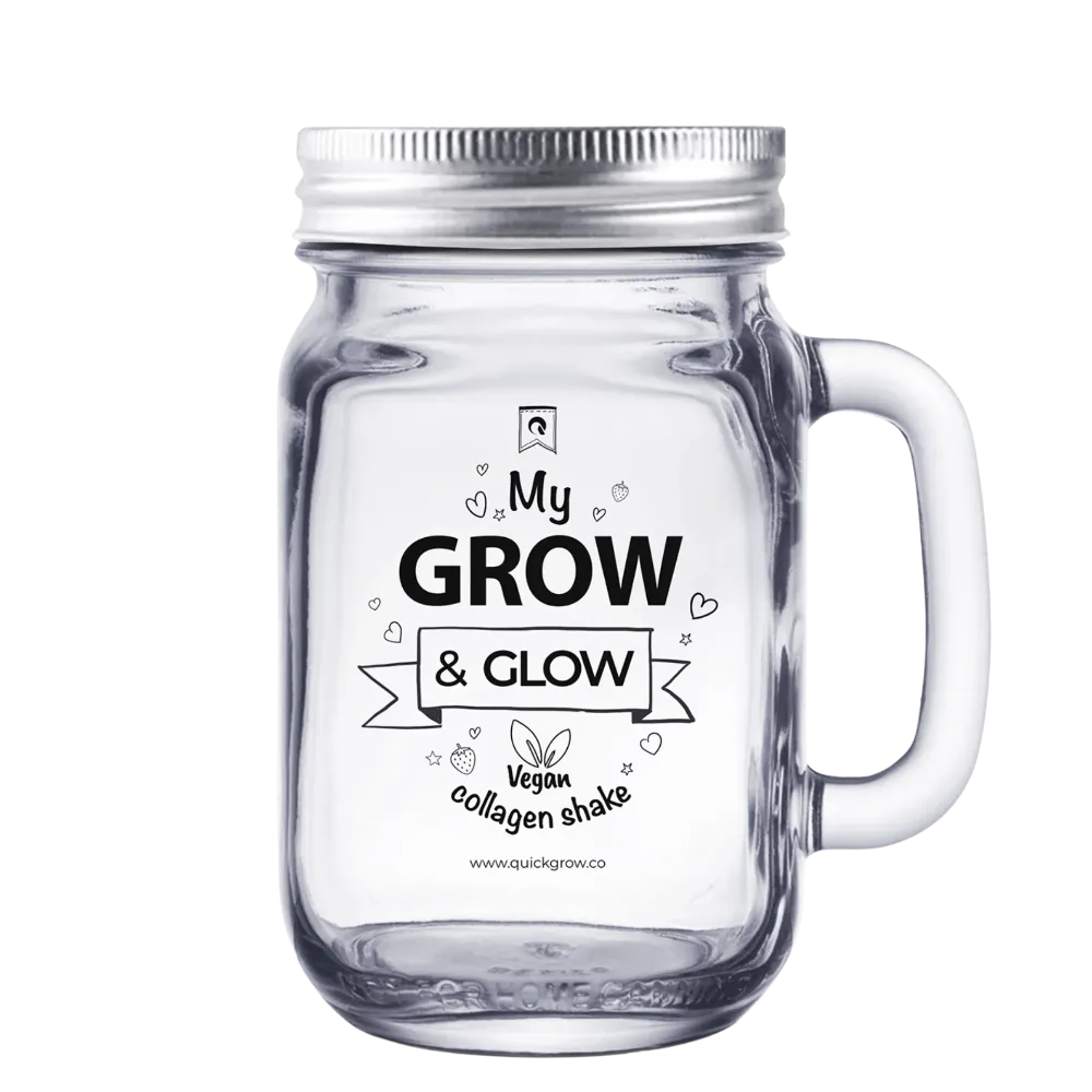 Quick Grow Glass Smoothie Jar 500ml