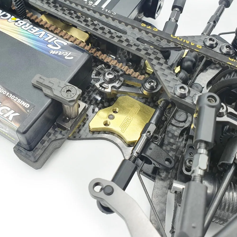 "Weight Shift" Adjustable LCG Chassis Weights for A800MMX & Xray T4'21 SlimFlex (Rear)
