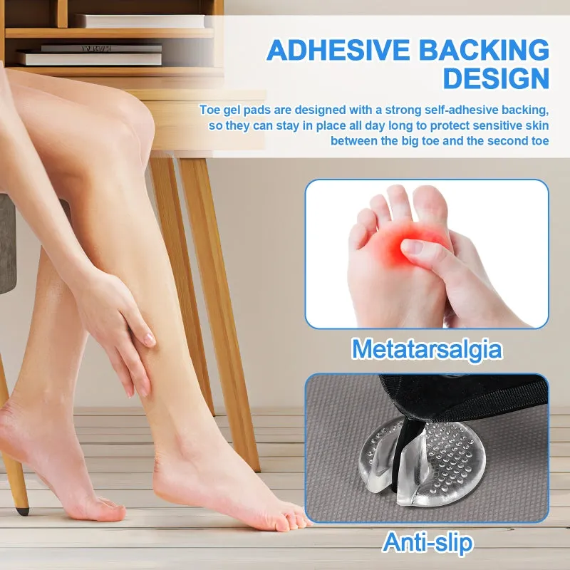 Round Flip-flop Clip Foot Pad 6 Pair