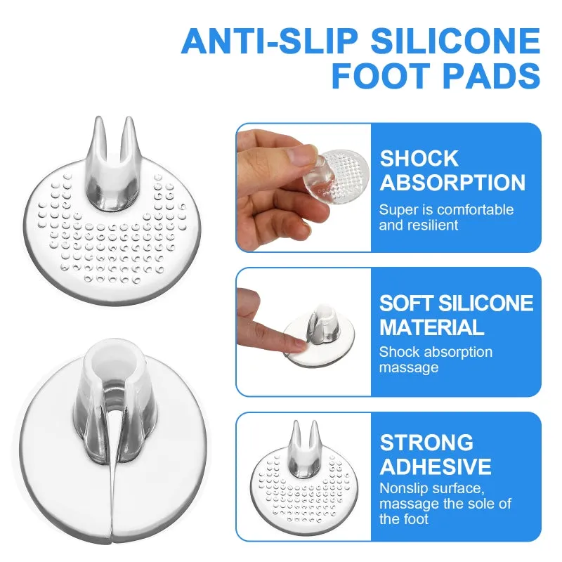 Round Flip-flop Clip Foot Pad 6 Pair