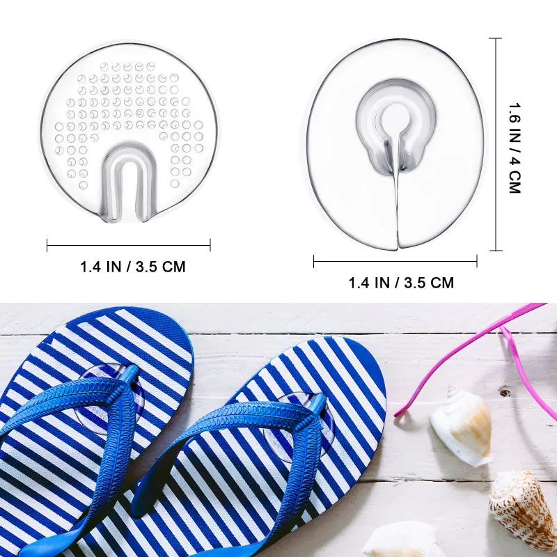 Round Flip-flop Clip Foot Pad 6 Pair