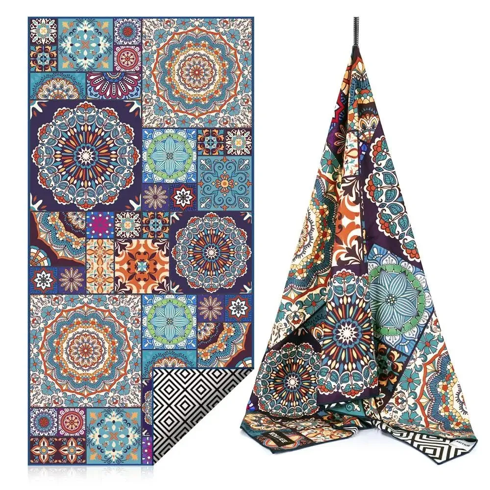 Sand-Free Microfiber Beach Towels: Quick Dry, 31x63 inch