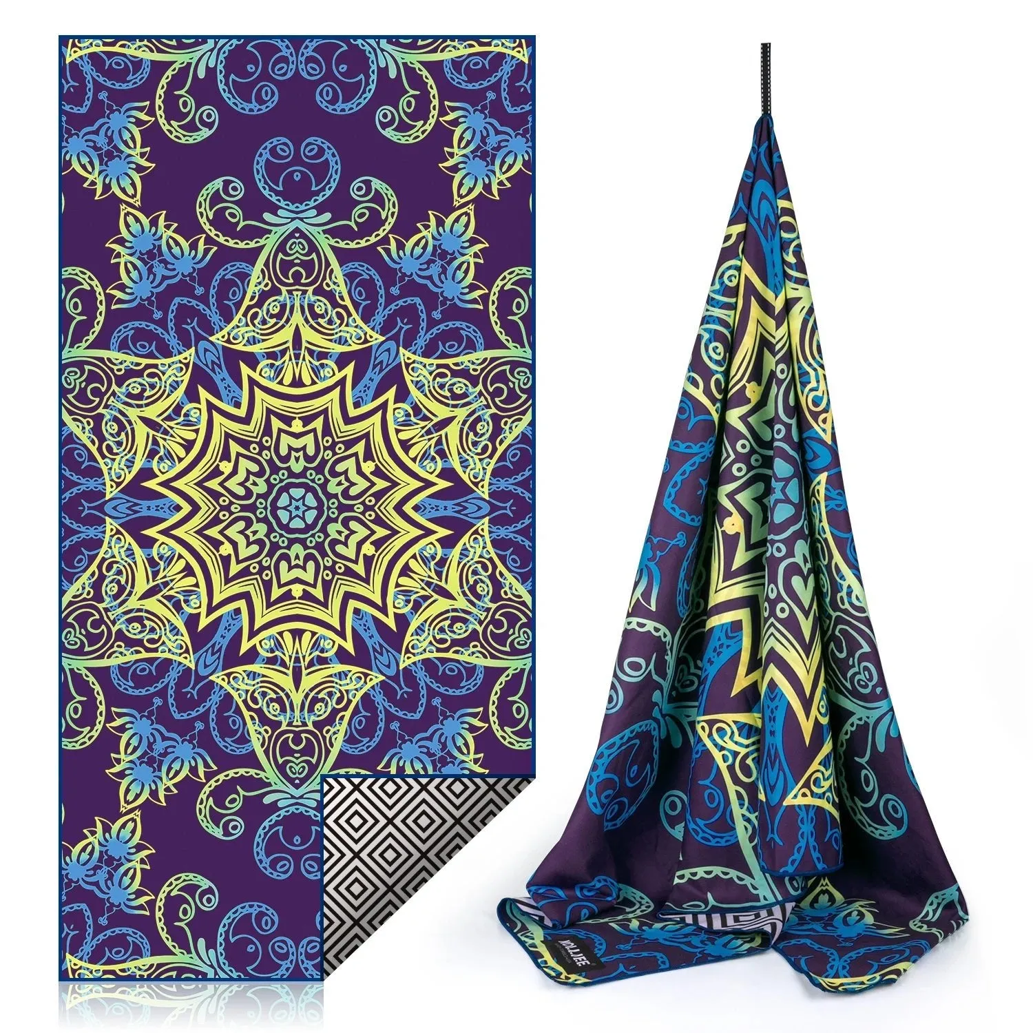 Sand-Free Microfiber Beach Towels: Quick Dry, 31x63 inch