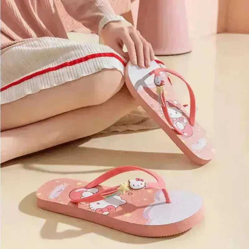 Sanrio Beachside Thick Soled Flip Flops