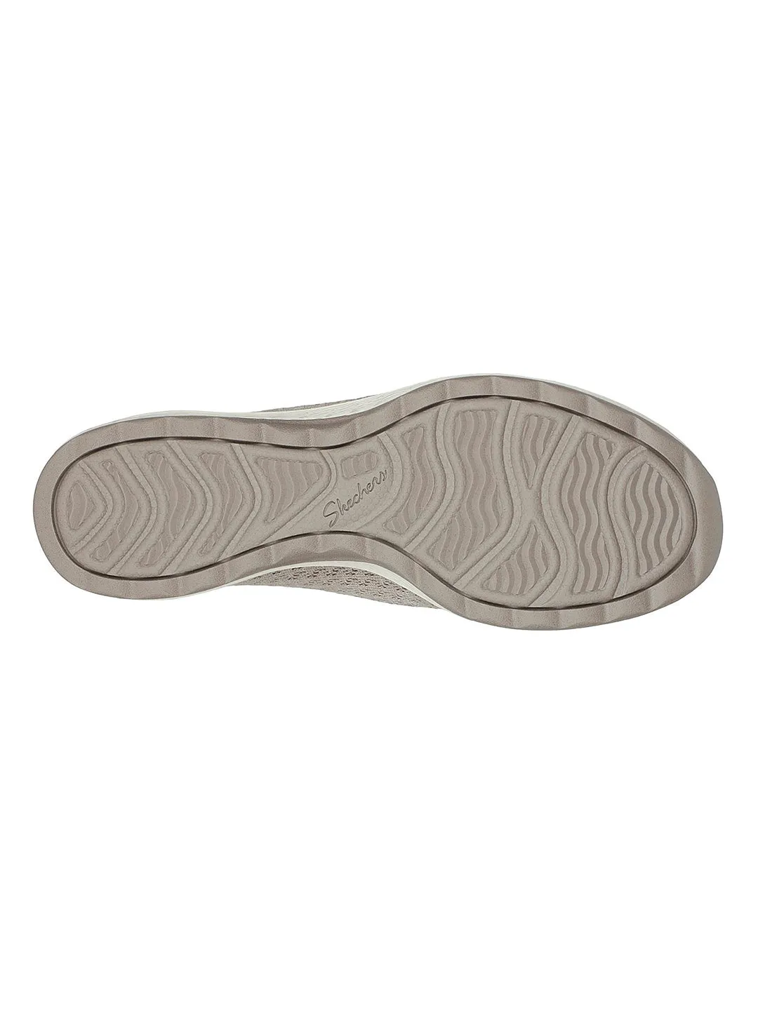 Skechers Taupe Women Up Lifted Ballerinas
