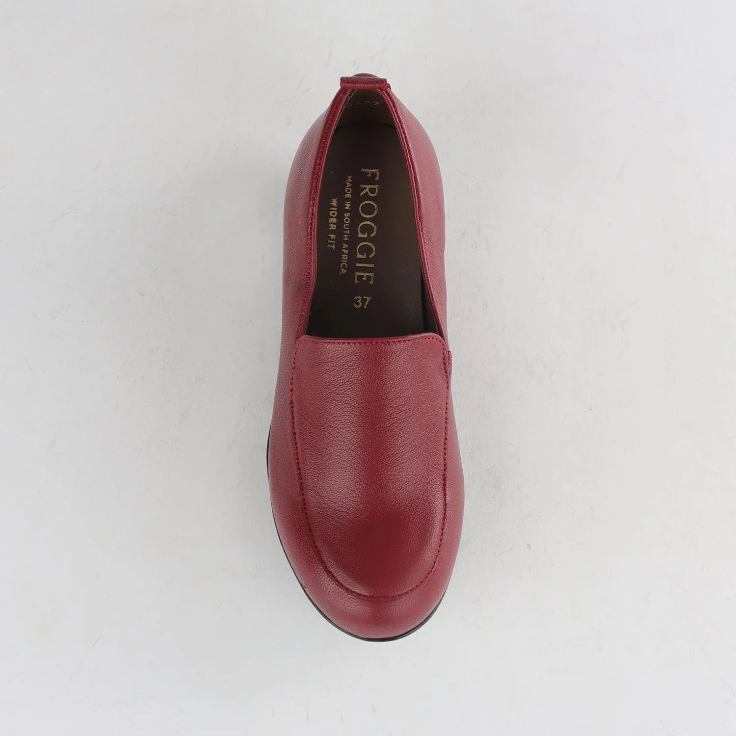Slip-on Loafer in Red - 12529