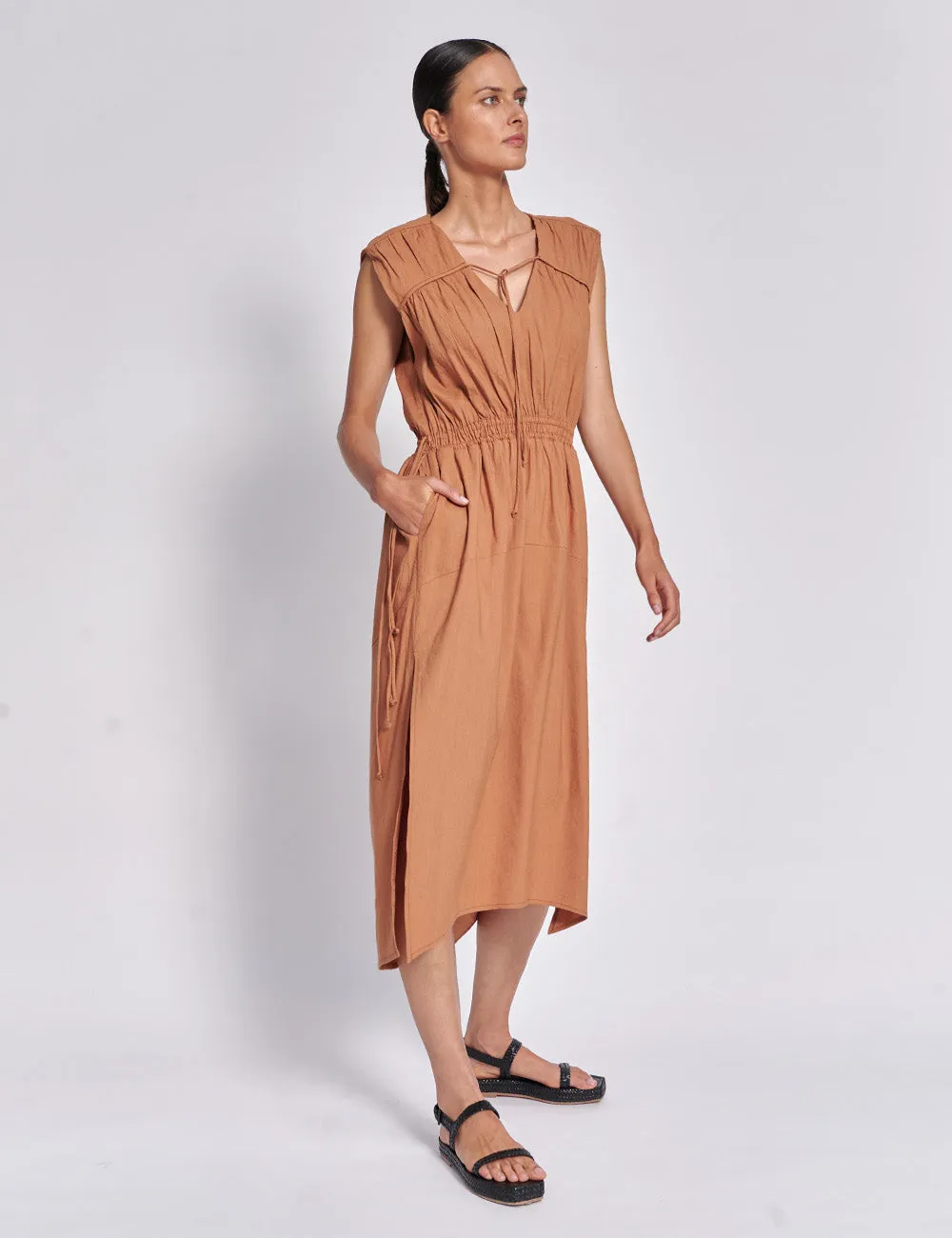SOPHIE DRESS | CARAMEL