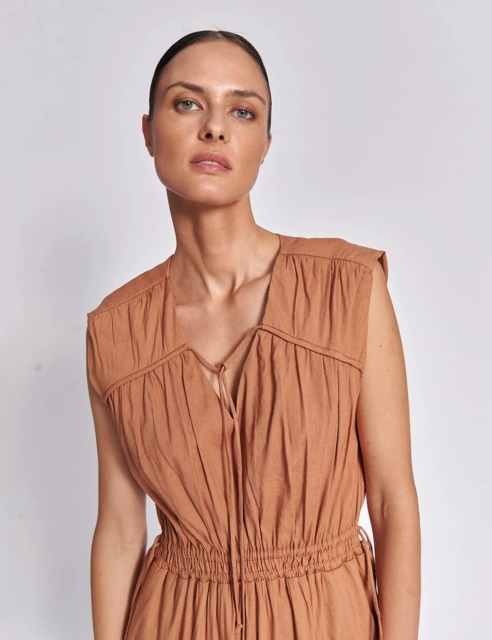 SOPHIE DRESS | CARAMEL