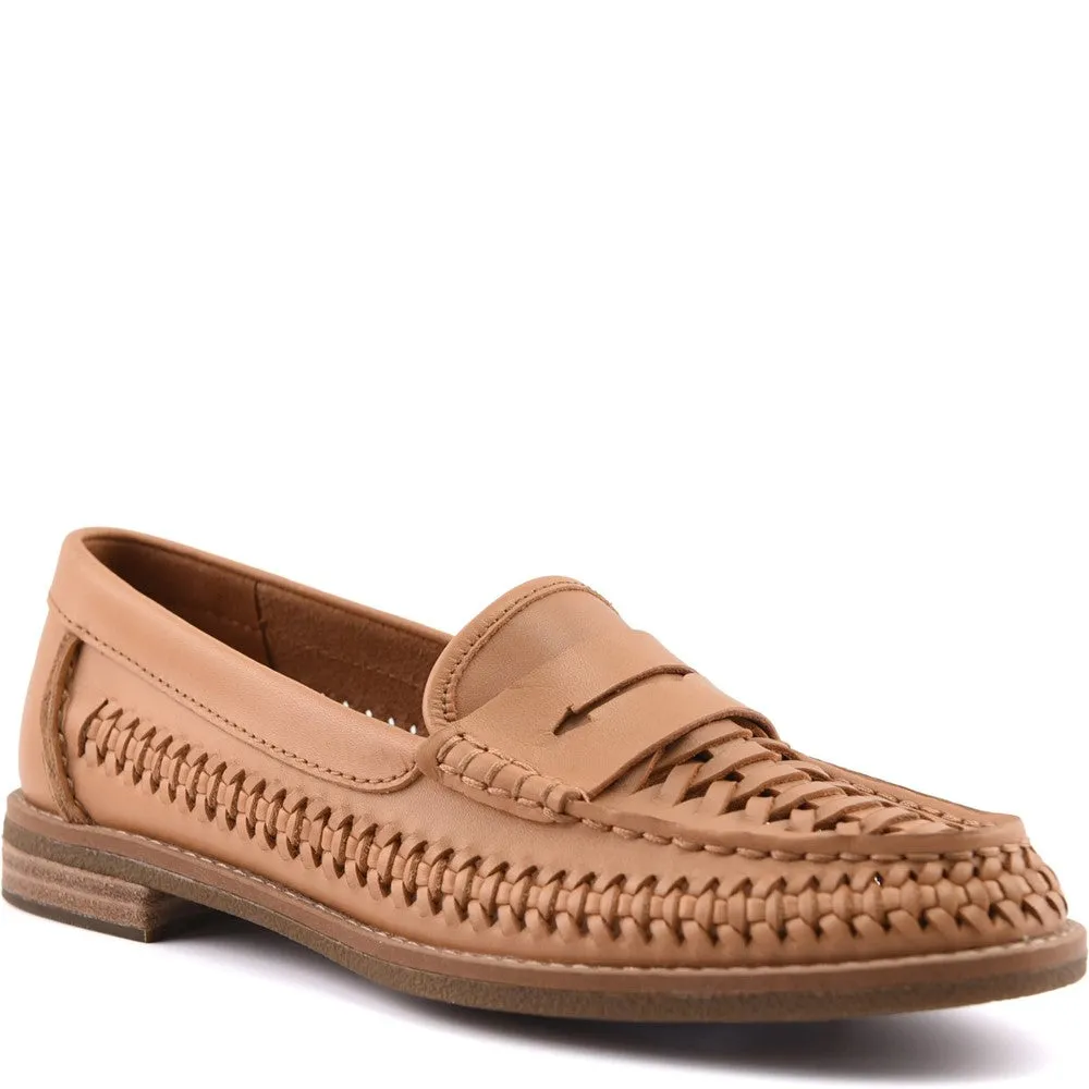 Sperry Woven Seaport Penny Mocassin