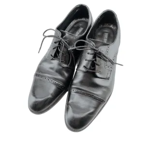 Stacy Adams Black Oxford Derby Brogue Shoes Men's Size 12