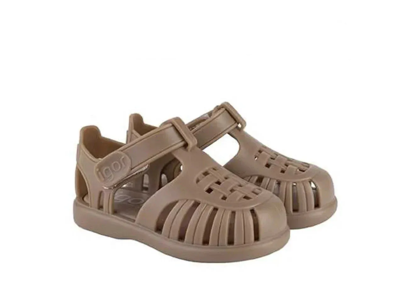 Summer Designer Kids Sandals New Boys Girls Solid Color Casual Baotou Roman Sandals Velcro Beach Children Shoes Gladiator
