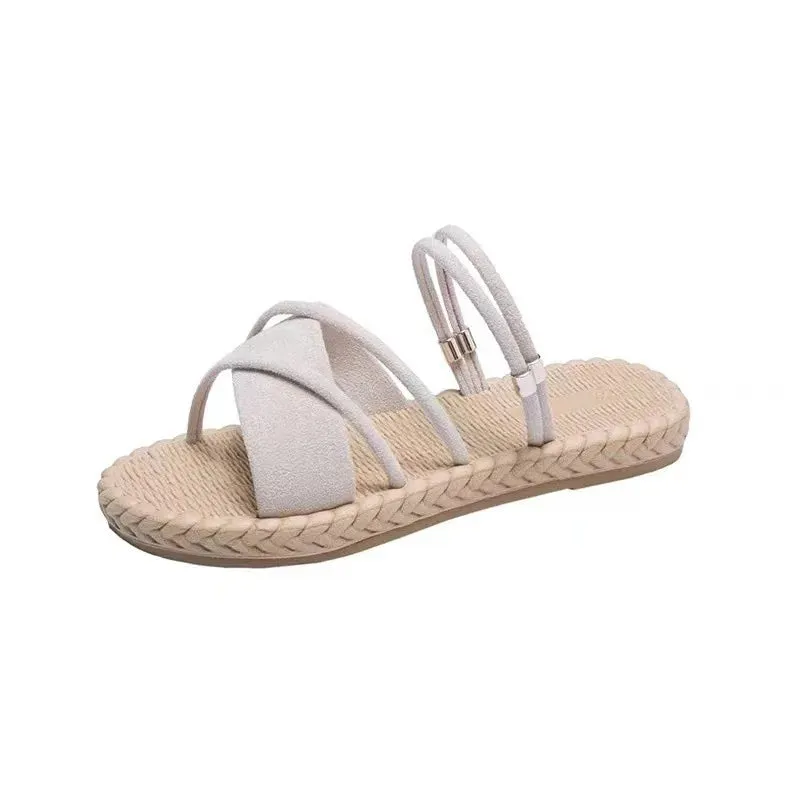 Summer Shoes Woman Sandals Flat Thin Strips Gladiator Beach Sandals Ladies Flip Flops