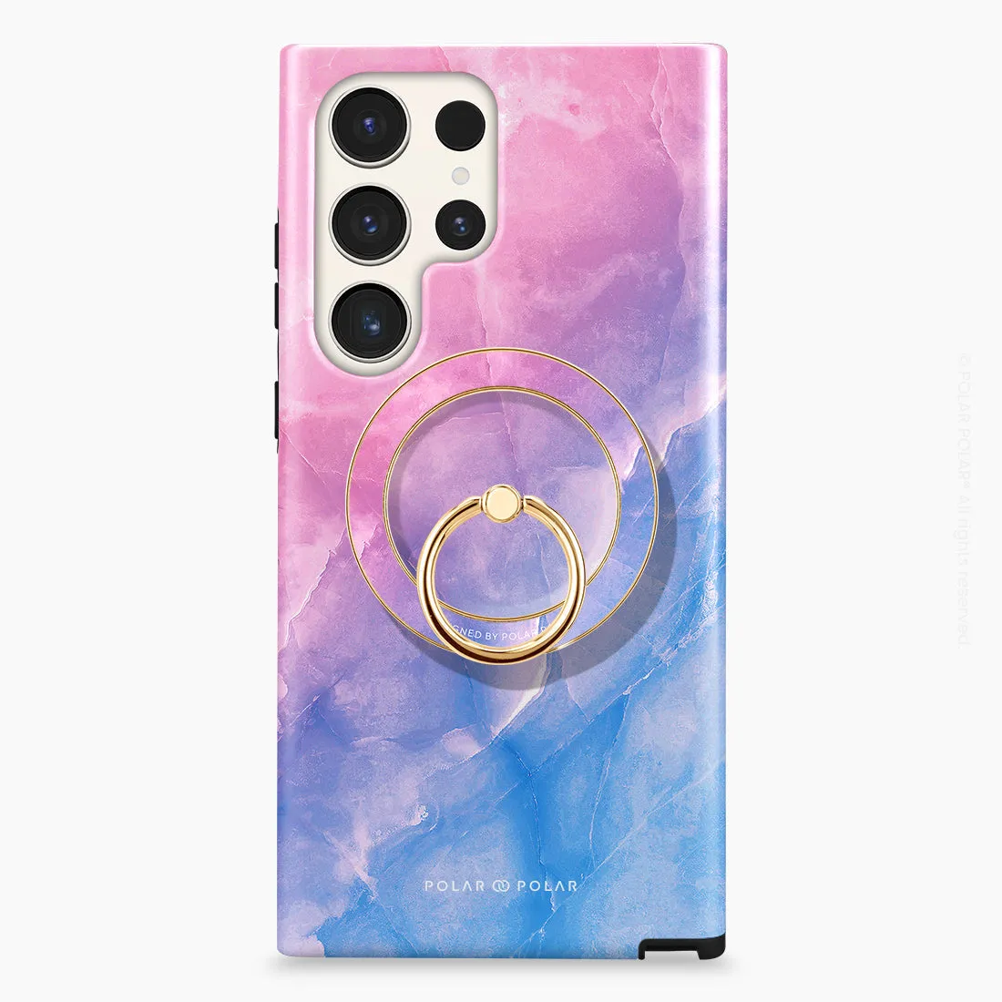 Sweet Rainbow - Golden MagSafe Phone Grip and Ring Holder Stand