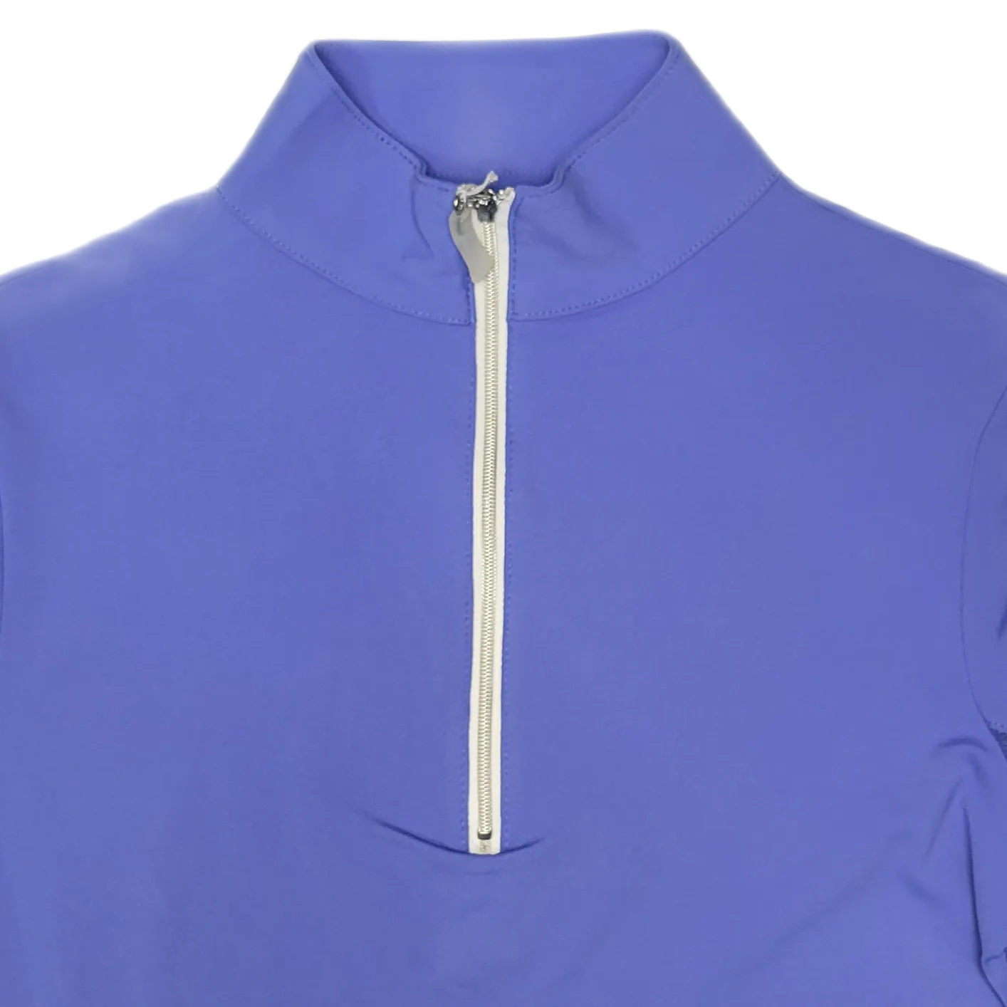 Tailored Sportsman IceFil Long Sleeve Riding Shirt - Iris w/ Silver Zipper