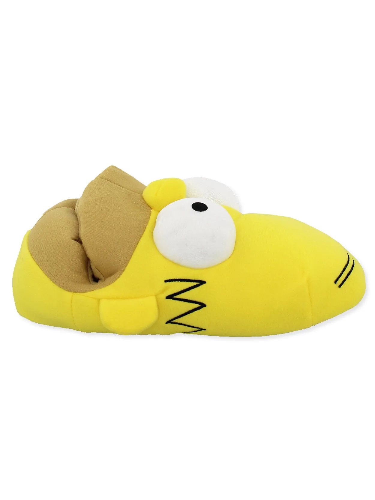 The Simpsons Novelty Plush Adult 3D Homer Simpson Face Slippers