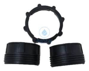 TUBE END SPLIT THREADED SLEEVE - 1.315"  TUBE (BOTH SIDES with ring) 1" Boom Pipe
