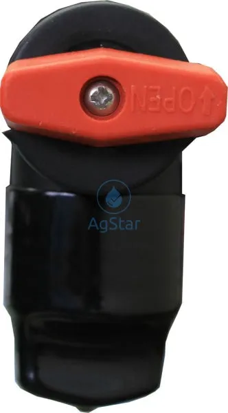 TWS BOOM-END  FLUSH VALVE, VITON  SEALS Short Handle
