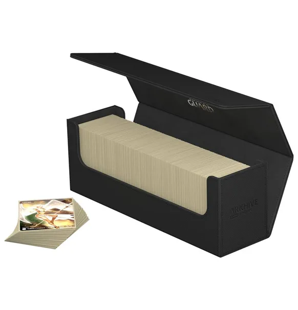 Ultimate Guard Arkhive™ 400  Standard Size XenoSkin™ - Monocolor Black