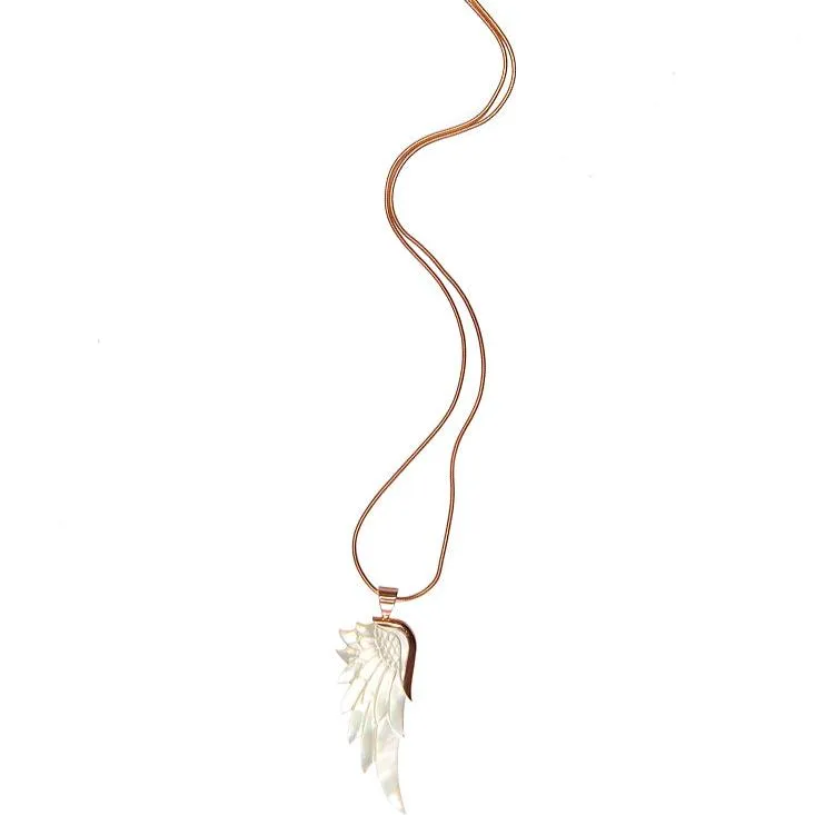 White Rose Necklace