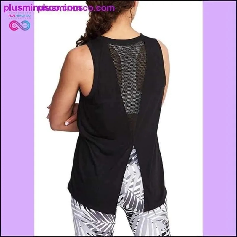 Women Gym Shirt Summer Yoga Tank Top Quick Dry Mesh Sport
