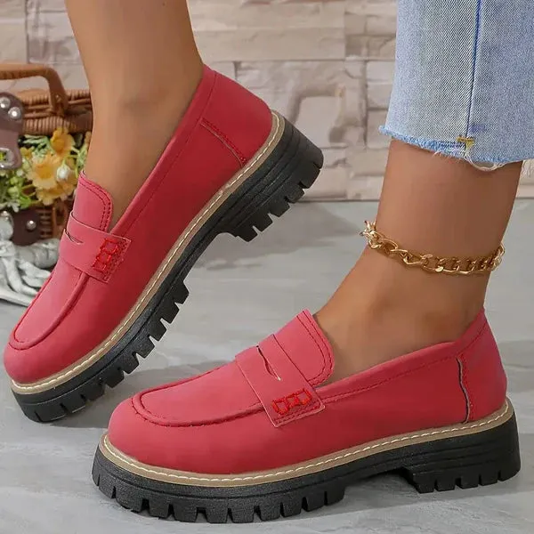 Women's Chunky Platform Loafers | Comfortable & Stylish