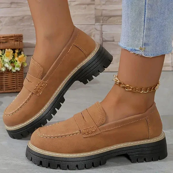 Women's Chunky Platform Loafers | Comfortable & Stylish
