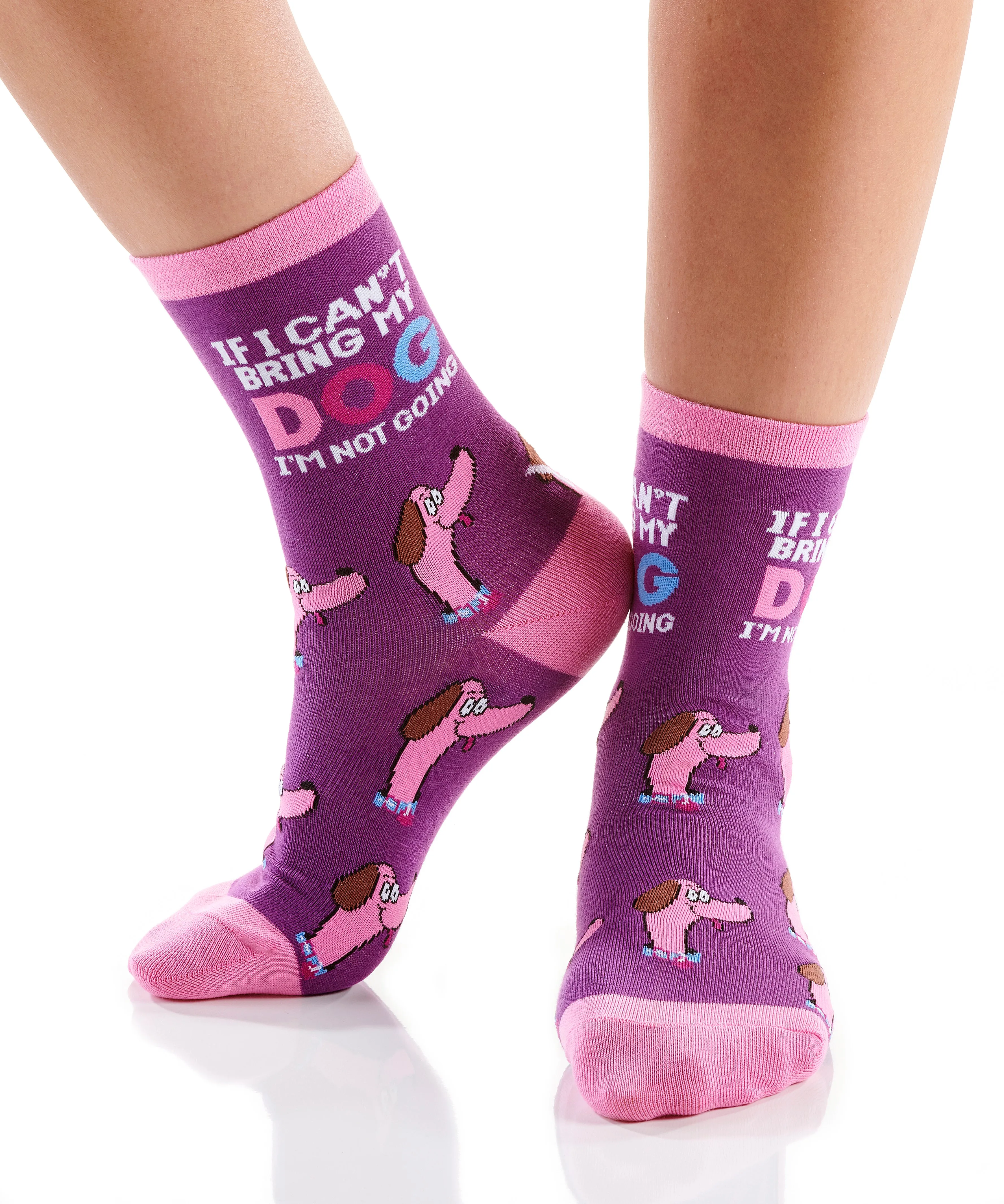 Women's Crew Sock, Word Of Dog