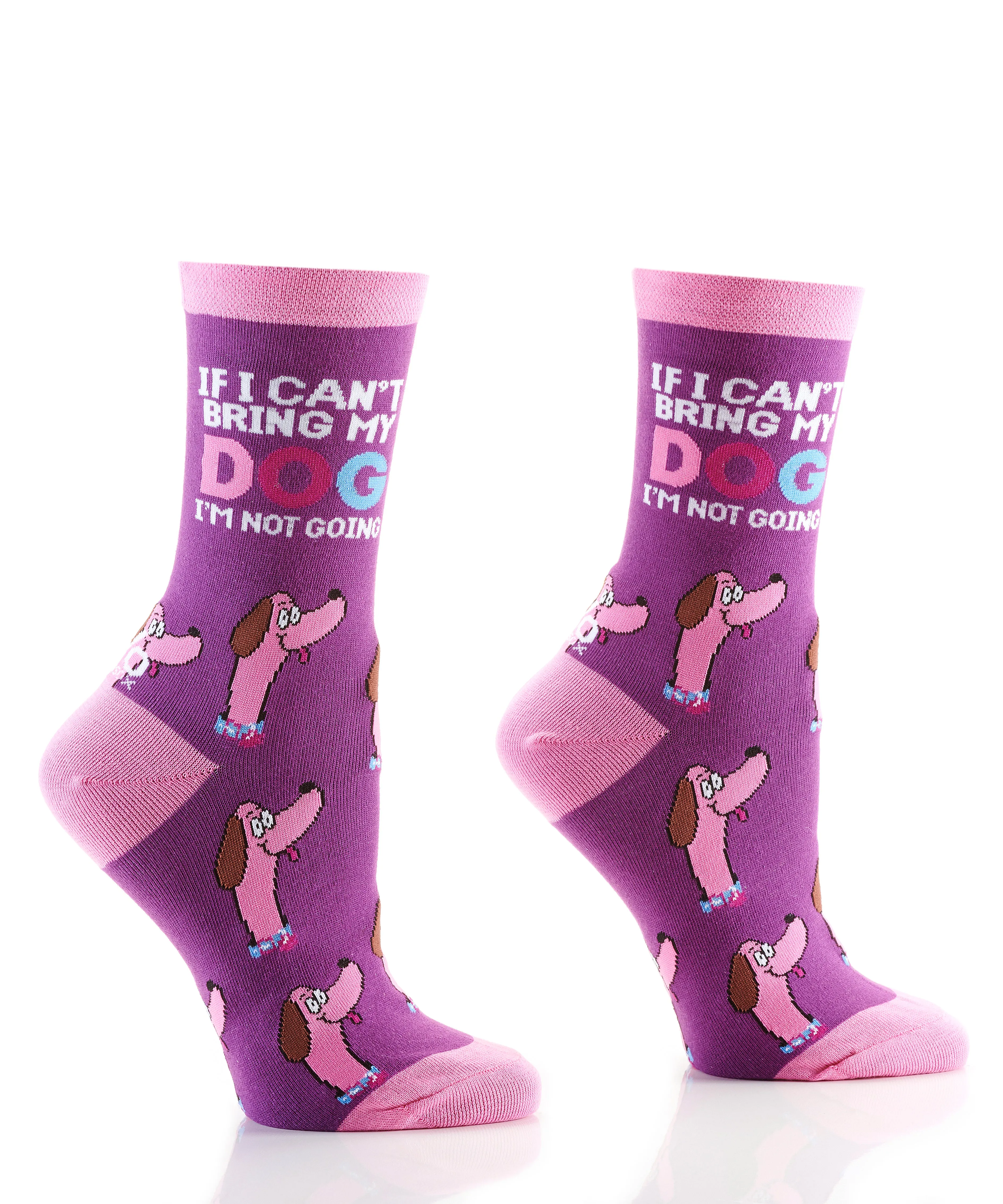 Women's Crew Sock, Word Of Dog