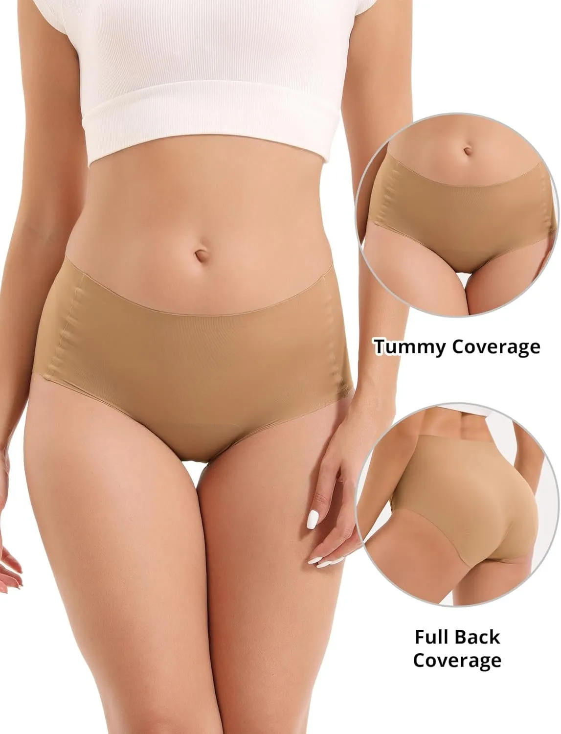 Women's Seamless Quick Dry Period Underwear 3-Pack