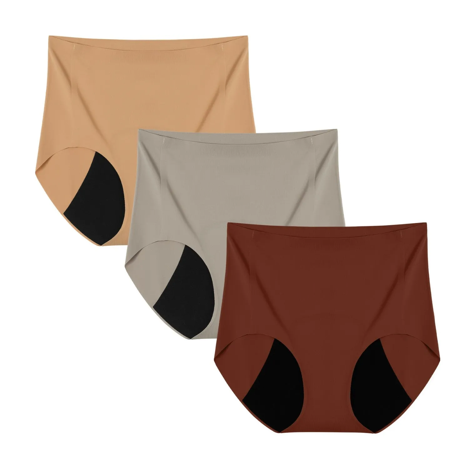 Women's Seamless Quick Dry Period Underwear 3-Pack
