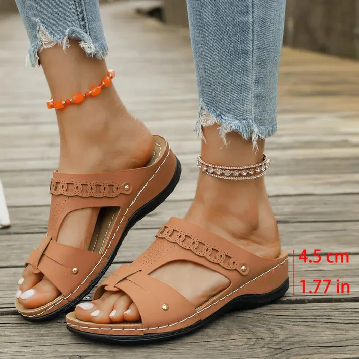 Women's Summer Platform Sandals with Stylish Cutout