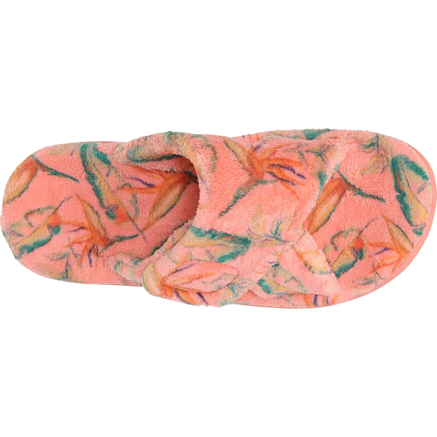 Women's Vionic Relax Papaya Floral Terrycloth