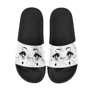 Y2K Slide Sandals with PVC Foaming Outsole for Comfort and Style