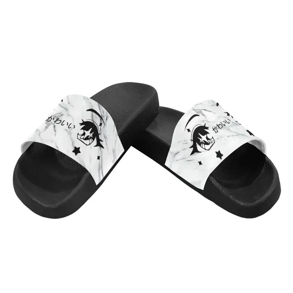 Y2K Slide Sandals with PVC Foaming Outsole for Comfort and Style